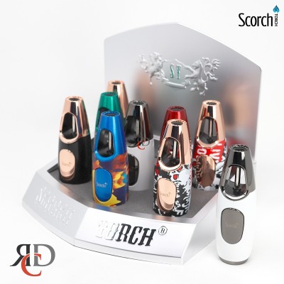 SCORCH TORCH EASY HAND HELD TURBP TORCH 9CT/ DISPLAY